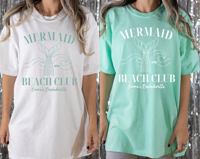 Mermaid Bachelorette Shirts, Beach Bachelorette, Tropical Bachelorette ...