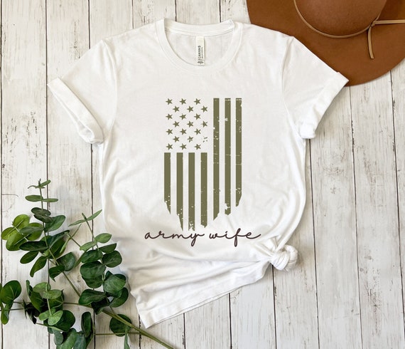 Proud Army Wife T Shirt Military Wife Gift Proud Army Wife T Shirt Military Wife Gift
