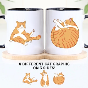 Funny Orange Cat Mug, Orange Cat Coffee Mug, Orange Cat Gift, Ginger Cat Mug, Orange Cat Owner Gift, Orange And White Cat, Orange Cat Print