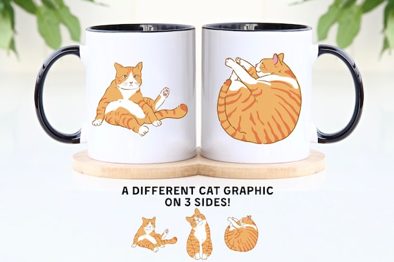 Funny Orange Cat Mug, Orange Cat Coffee Mug, Orange Cat Gift, Ginger Cat Mug, Orange Cat Owner Gift, Orange And White Cat, Orange Cat Print