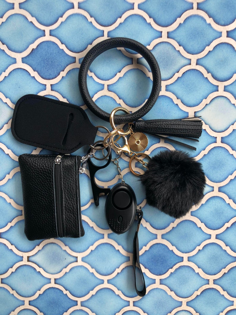 6 pc SAFETY PROTECTION keychain keychains for women wristlet Etsy