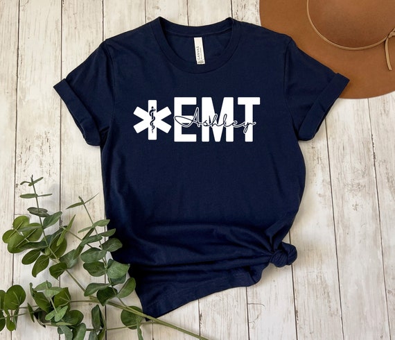 Custom EMT Shirt, Emergency Medical Technician Shirt, Paramedic Shirt, EMT Gifts, Paramedic Gift, EMT Graduation Gift, Ems Shirt, Healthcare
