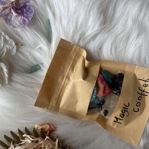 Bolsa de confeti mágica de lujo para regalo, regalo de Navidad colgante, cristales sorpresa, regalo de amigo secreto para ella, caja sorpresa, 100 g de patatas fritas crudas