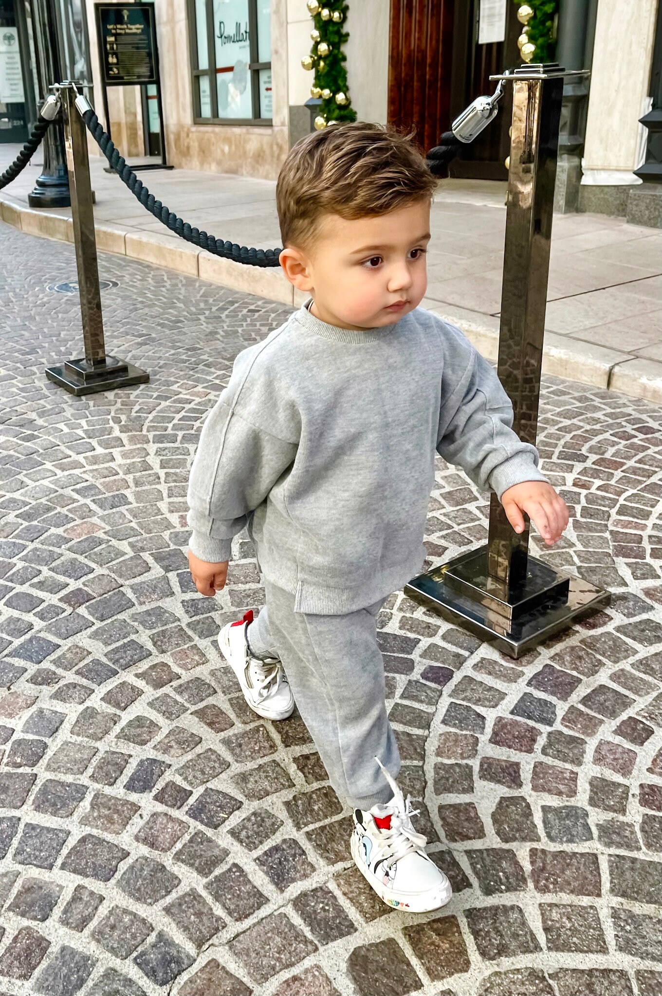 Zweiteiliges geschlechtsneutrales Set in grauer Farbe | Etsy