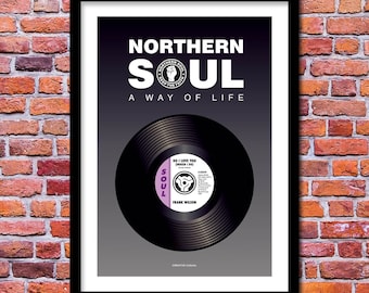 Northern Soul Vinyl Record Wall Art Sticker A Way Of Life Keep The Faith Decal