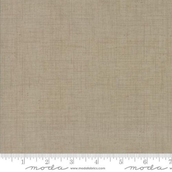 French General Favorites Solids Roche Tan Linen Texture Basic by French General for Moda