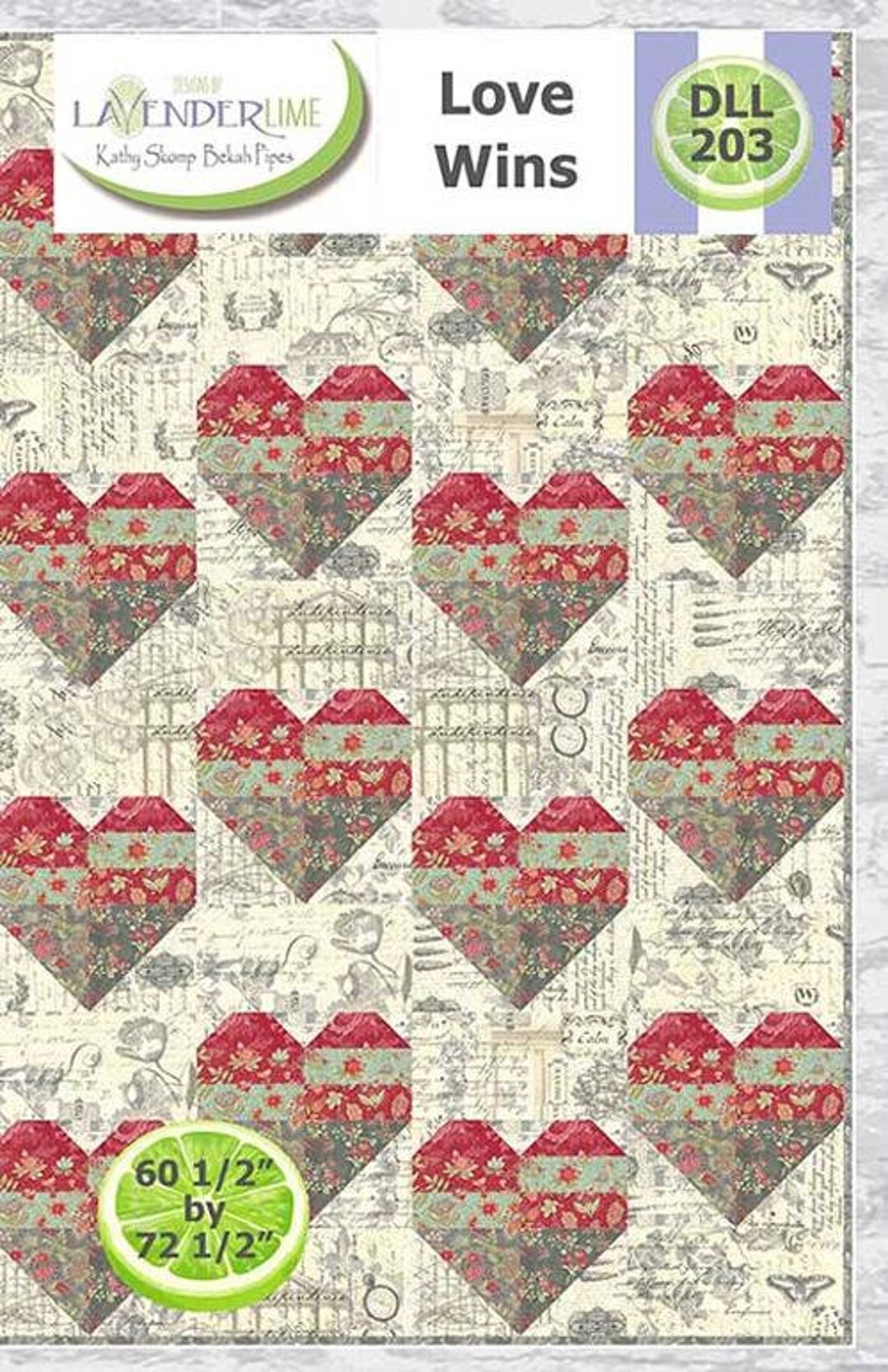 Love Wins Quilt Kit Using Collections for a Cause Etchings Collection