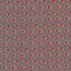 Cadeau Mary Anns Leaves and Vines Thistle Violet par Betsy Chutchian pour Moda