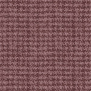 Woolies Flannel by Bonnie Sullivan for Maywood Houndstooth Mauve Flannel 44&quot;