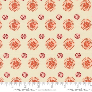 Cadence Dots Cream Rust by Crystal Manning for Moda