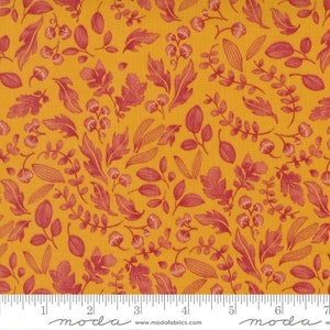 Wild Blossoms Leafy World Florals Leaf Honeycomb by Robin Pickens for Moda