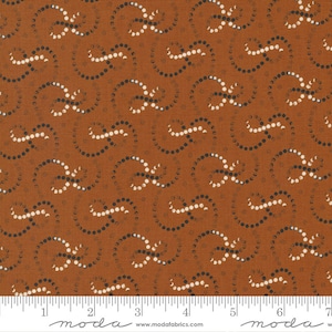 Rustic Gatherings Swirly Dots Blenders Spice by Primitive Gatherings for Moda
