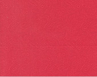 Collections for a Cause Etchings Red Paisley Howard Marcus for Moda 44334 13