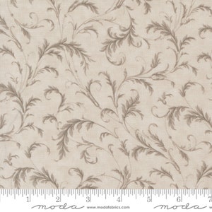 3 Sisters Favorites Vintage Linen Flourishing Plaza Blenders Silver by 3 Sisters for Moda 44362 14