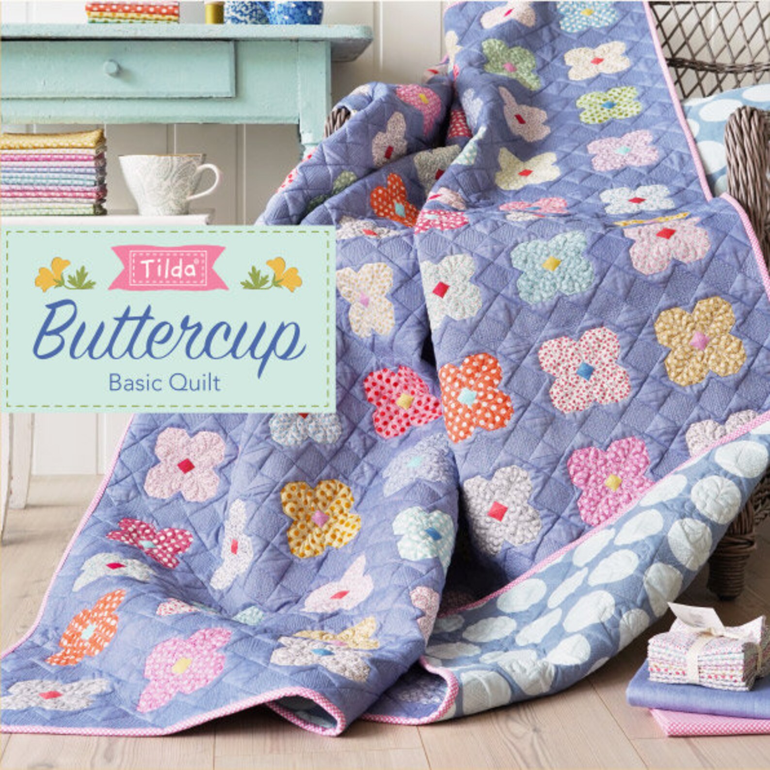 Tilda Buttercup Basic Quilt Kit 56 1/2 X 74 1/2 Etsy