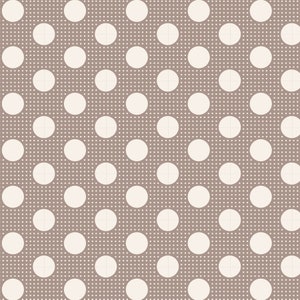 Tilda Medium Dots Grey Yardage by Norwegian Designer Tone Finnanger