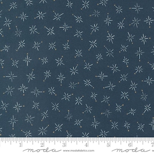 Longshore True North Night Dark Blue Color by Janet Clare for Moda 24614 22