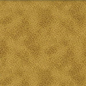Hoffman Christmas Winter Blossom Gold Swirls by Hoffman of California P7618 47G