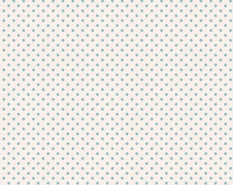 Tilda Tiny Dots Light Blue Yardage by Norwegian Designer Tone Finnanger
