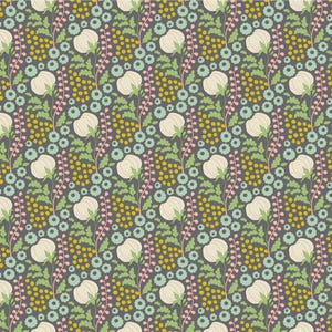 Tilda Sanctuary - Cottonfield Greygreen Yardage by Norwegian Designer Tone Finnanger TIL100579