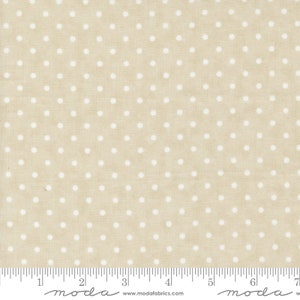 3 Sisters Favorites Vintage Linen Perfect Dots Taupe by 3 Sisters for Moda 44365 15