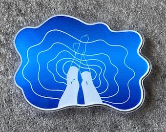 Mermaid Toes Acrylic Magnet – Seaswimmer Ocean Art