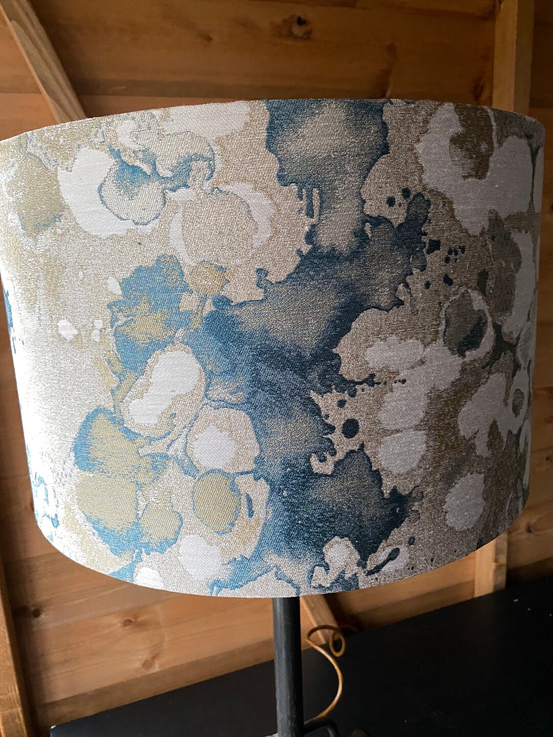 Duck Egg Blue Lampshade Large Lampshade Ceiling Lampshade Etsy UK