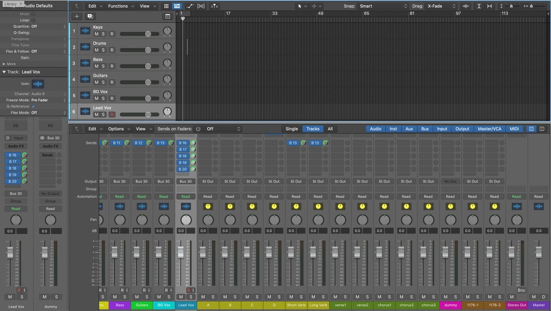 Logic Pro X Mixing Template Logic Pro X Mixing Template