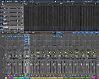 Logic Pro X Brauerizing Modèle de mélange - rare!