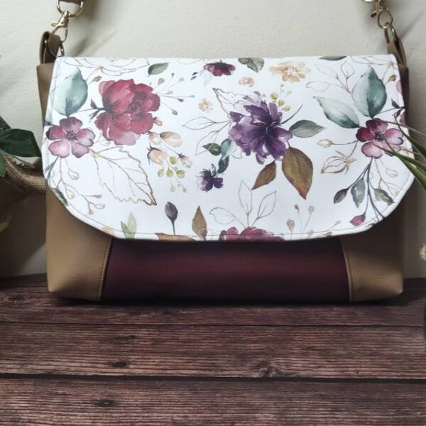 Unikat, Handtasche, Crossbody, Kunstleder, Vegan