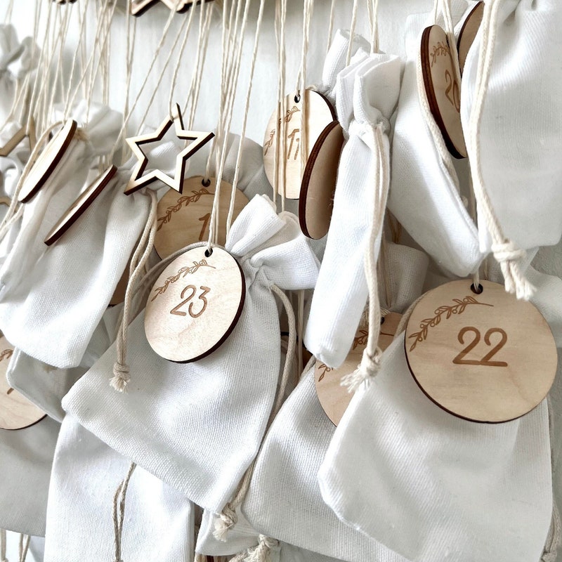 Wooden Advent Calendar Etsy