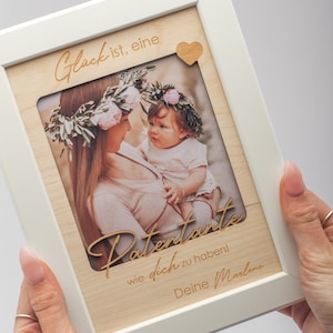 Glück ist eine Patentante wie dich zu haben / Geschenk für Patentante / originelles Geschenk für Patentante / Patengeschenk