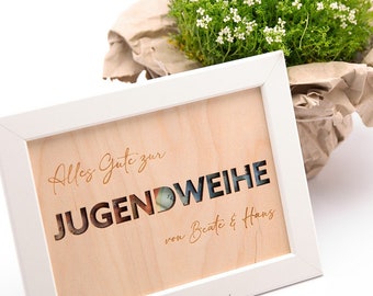 Gift idea: money gift "JUGENDDIHEIHE" / money gift for the consecration of the youth / wrap the money gift beautifully / give away money for the consecration of the youth