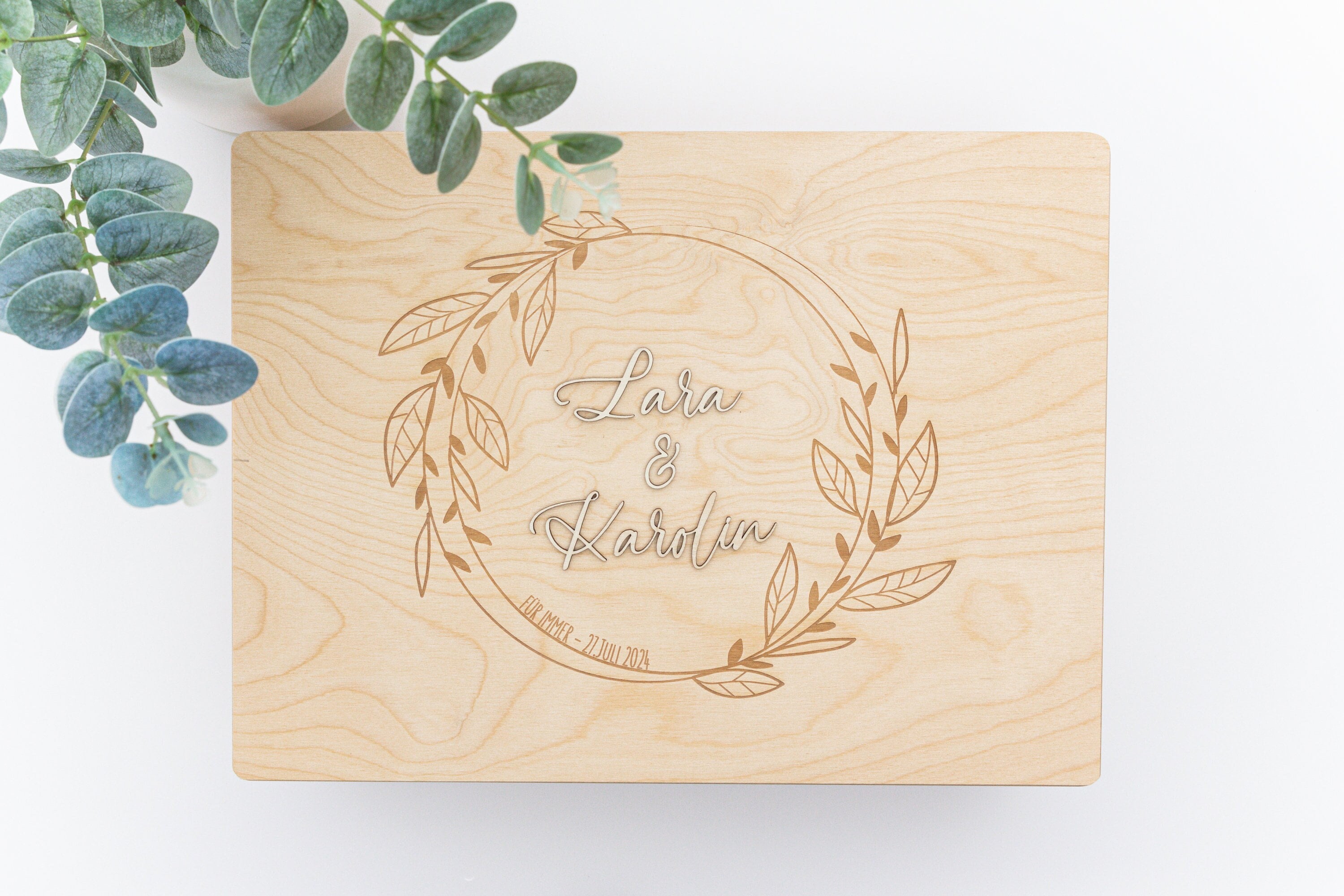Wedding Keepsake Box / Wedding Memory Box / Keepsake Box With Flower ...