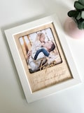 Birthday gift for dad - You're the best! Wooden picture with personalized engraving. Thank you dad, Father's Day gift for dad product logo
