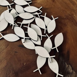 Scatter decoration fish / table decoration for confirmation / communion