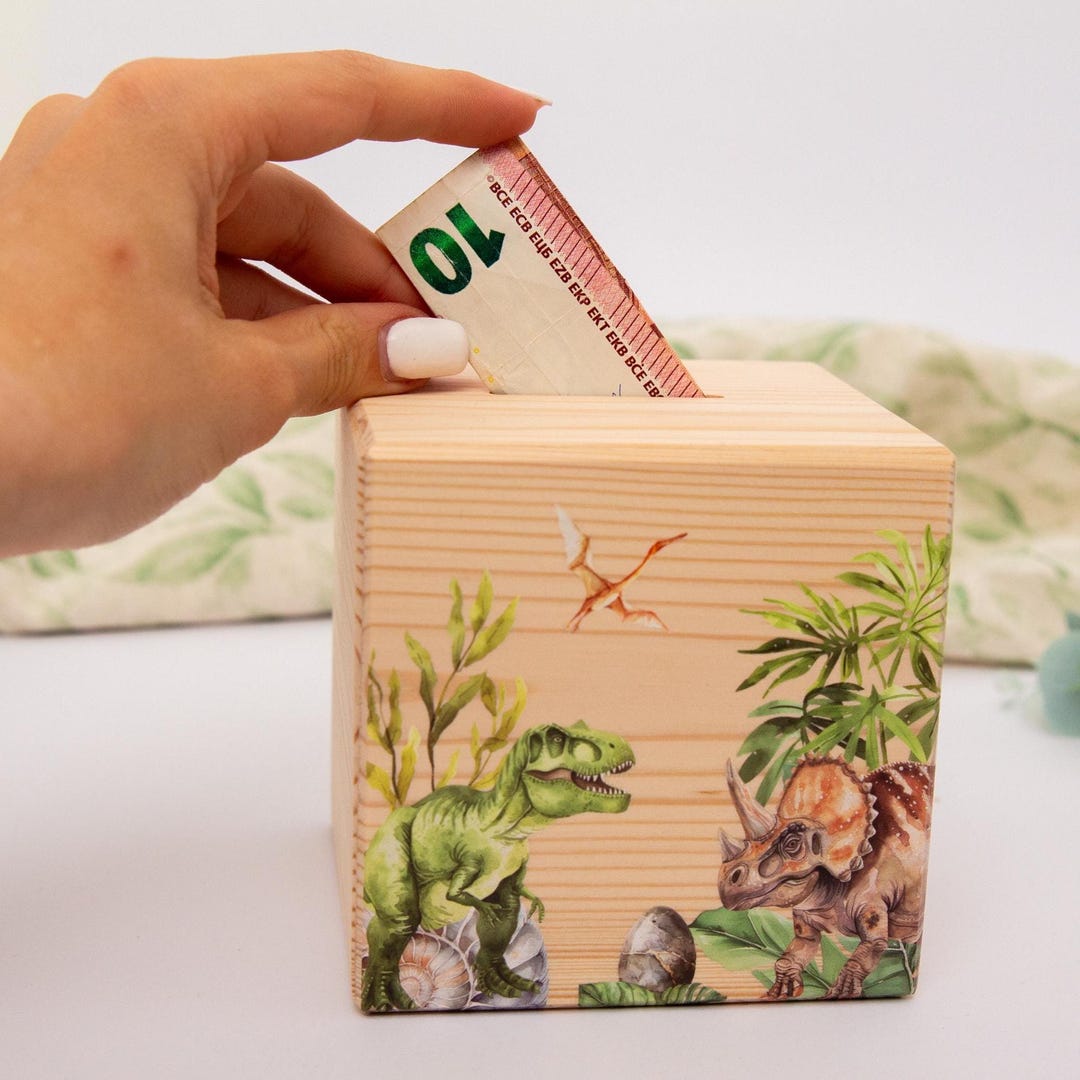 Taurus Money Box Money Box Dinos, Money Box With Dinosaur, Money Box With Lock, Children ...