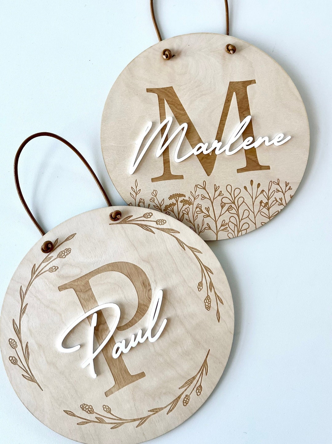 Personalized Children's Room Door Sign Made of Wood Room Etsy