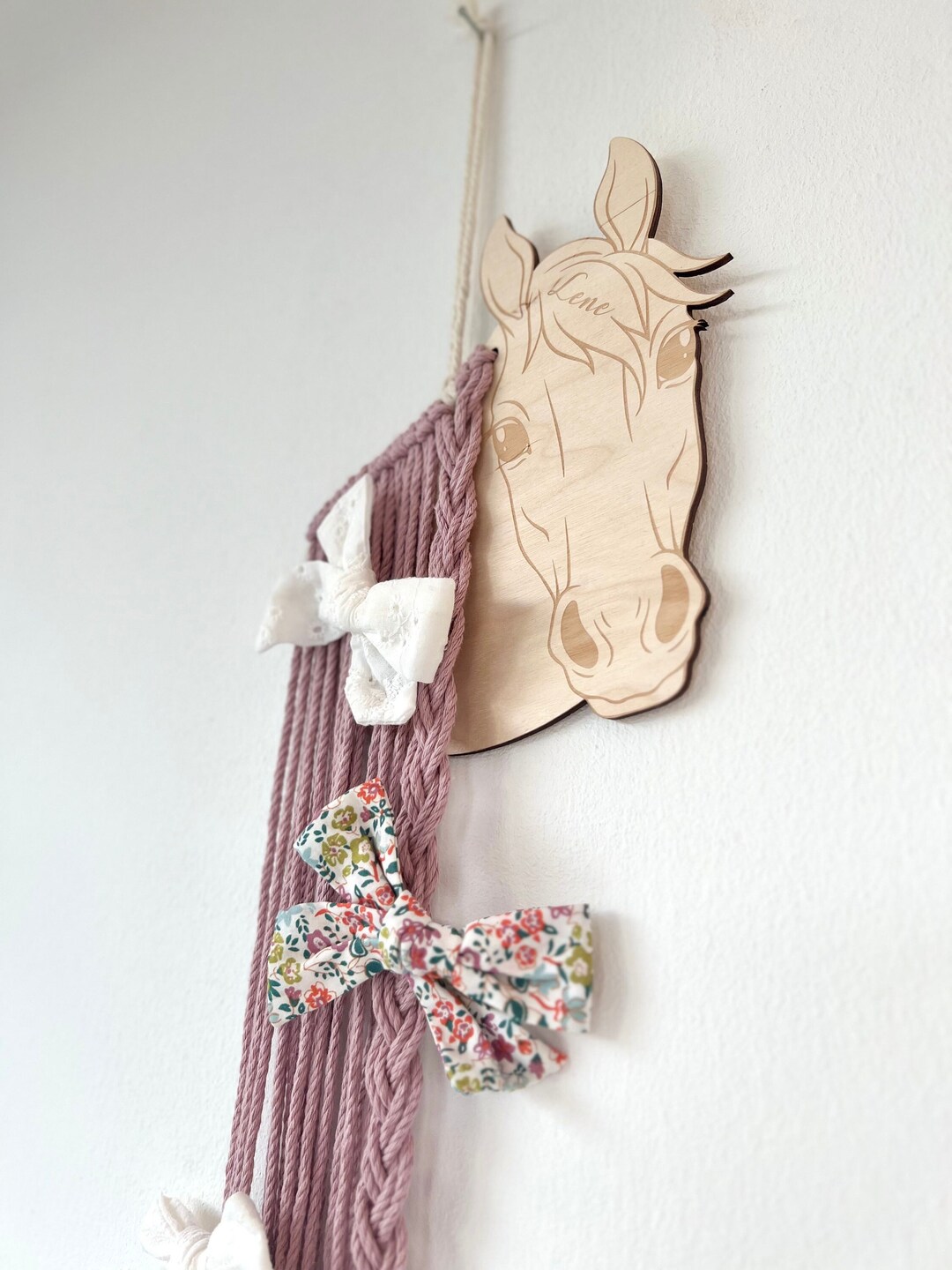 Gift Ideas for Children Hair Clip Storage and Hair Clip Organizer Horse