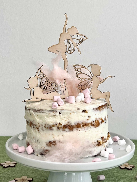 Décoration Gâteau Fée Champignons - 27 Pièces, Topper Pour Gâteau Anniversaire Fille, Thème Jardin Féerique