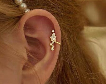 Star Ear Cuffs - Ear Cuff No Piercing - Ear Cuff Non Pierced - Fake Piercings - Conch Piercing - Gold Ear Cuffs - Celestial Earrings