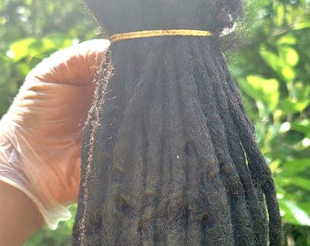 100% Human Dreadloc extensions Natural Loc Extensions Made With Human Hair