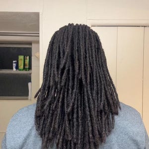 100% Human Hair Interlock Loc Extensions Natural Human Hair Locs Interlocs