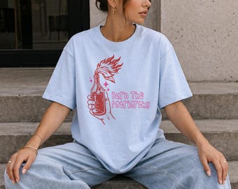 Burn the Patriarchy Shirt for Women, Feminist Protest T-Shirt, Feminism Tee