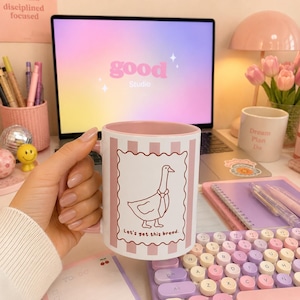 Funny Goose Mug Lets Get This Bread Tasse, Gänse Tasse Lustig, Büro Kaffeebecher, Coworker Geschenk, Office Mug