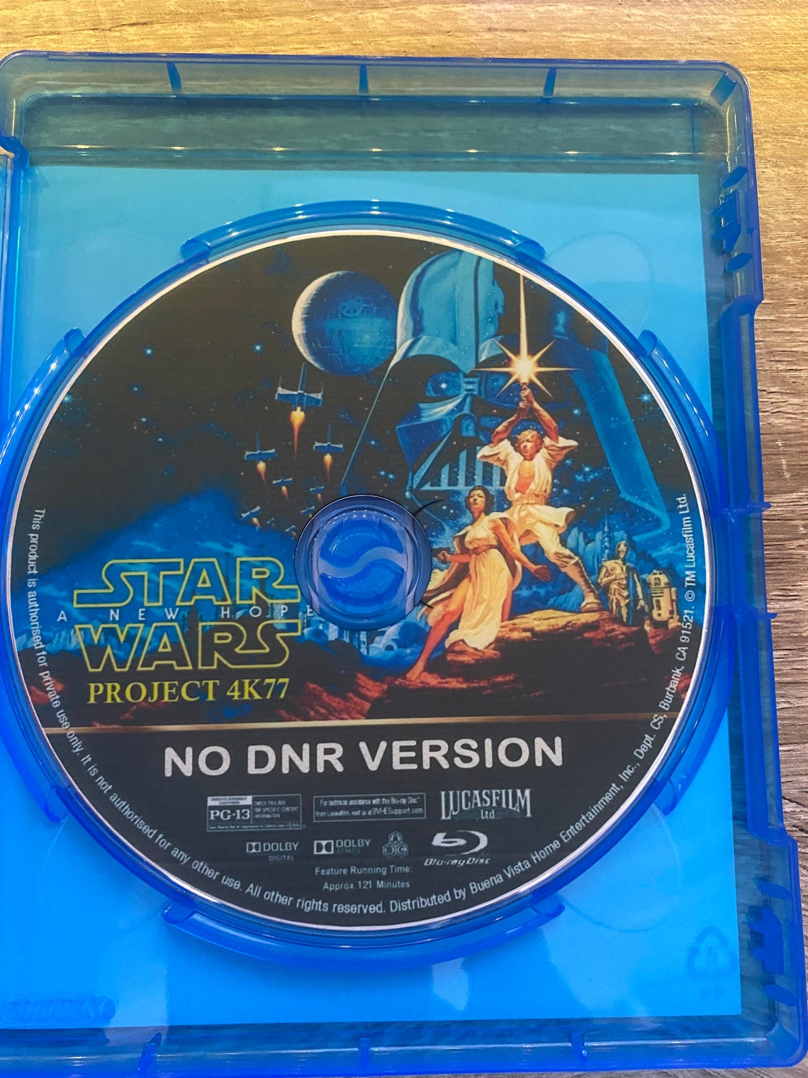 Star Wars 4K77 NO DNR 1080p BluRay Fan Edition Region Free Etsy