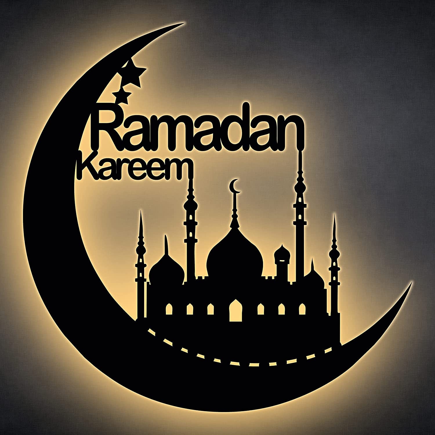 Acryldeko Ramadan - Mond 