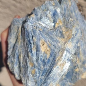 6.4lb Raw Kyanite Crystal Cluster: Large Calming Stone