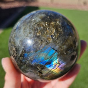 Esfera de labradorita