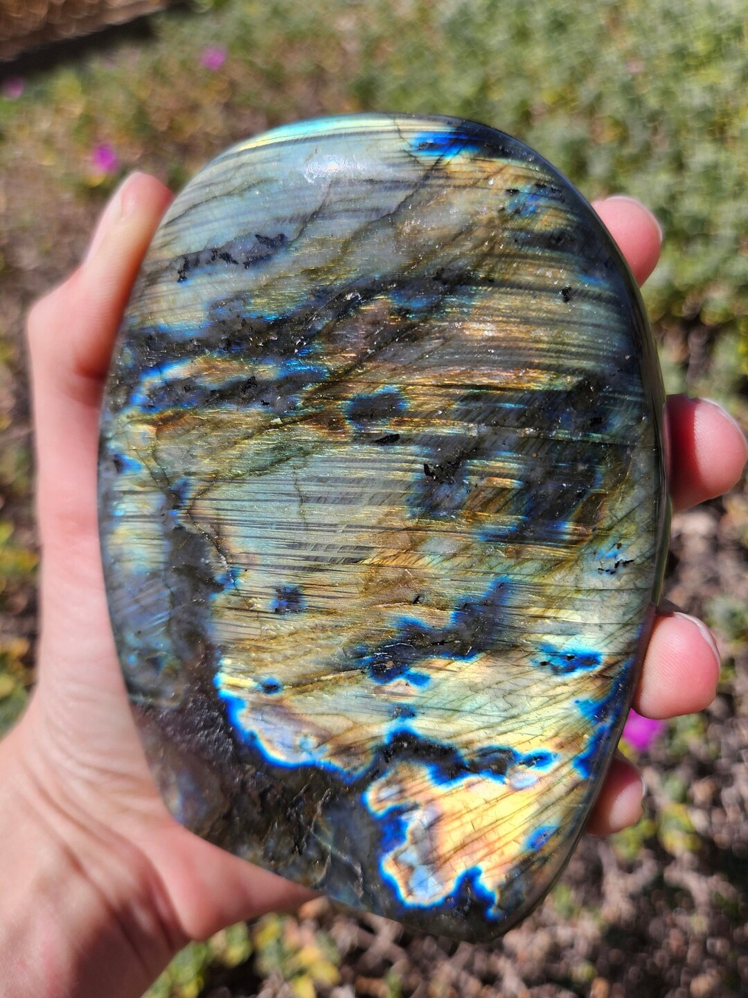 3.8lbs Labradorite Crystal Freeform